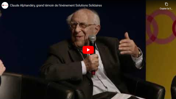 Claude Alphandéry, grand témoin de l'événement Solutions Solidaires