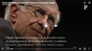 Claude Alphandery, parcours d’un résistant et économiste engagé